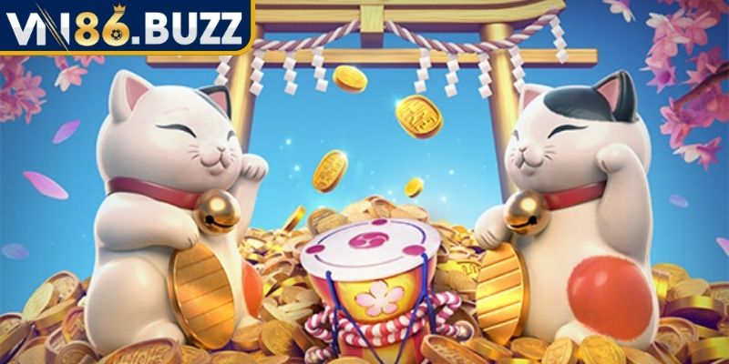Neko May Mắn - Slot Game Nhật Bản Bùng Nổ Tại VN86 1 Lý do không thể bỏ qua nổ hũ Neko May Mắn